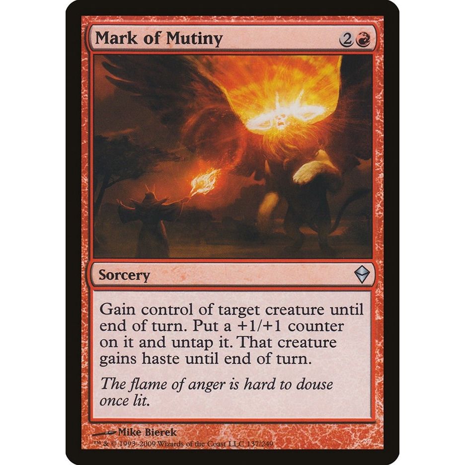 Image for Mark of Mutiny (137) (ZEN) - Magic: The Gathering