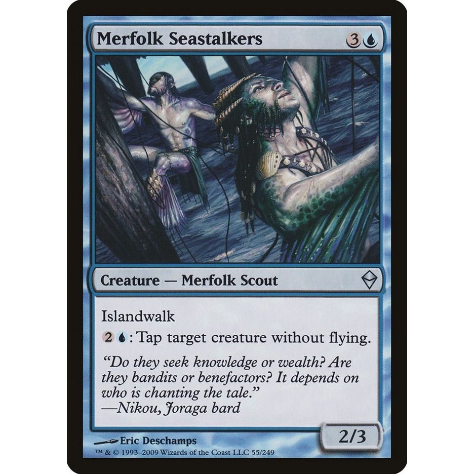 Image for Merfolk Seastalkers (55) (ZEN) - Magic: The Gathering