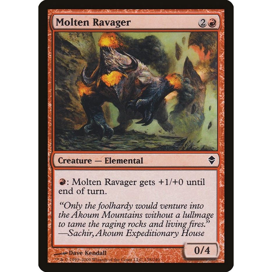 Image for Molten Ravager (138) (ZEN) - Magic: The Gathering