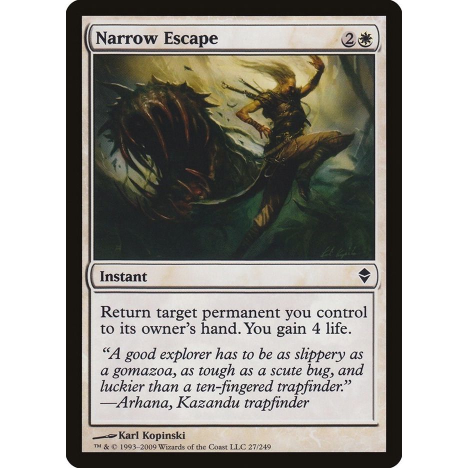 Image for Narrow Escape (27) (ZEN) - Magic: The Gathering