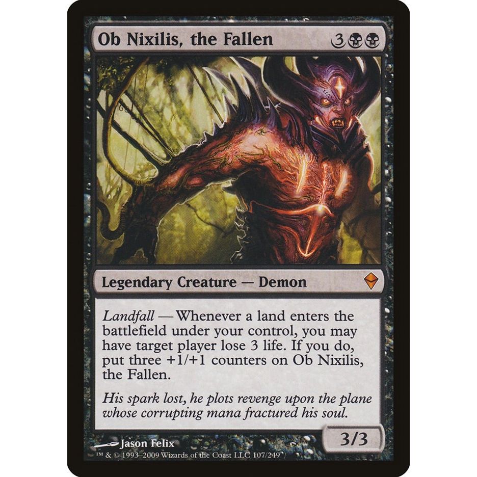 Image for Ob Nixilis, the Fallen (107) (ZEN) - Magic: The Gathering