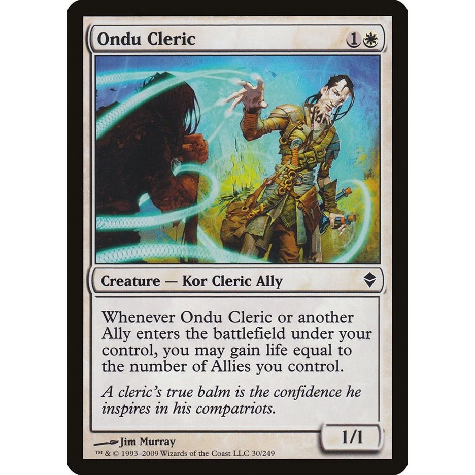 Image for Ondu Cleric (30) (ZEN) - Magic: The Gathering