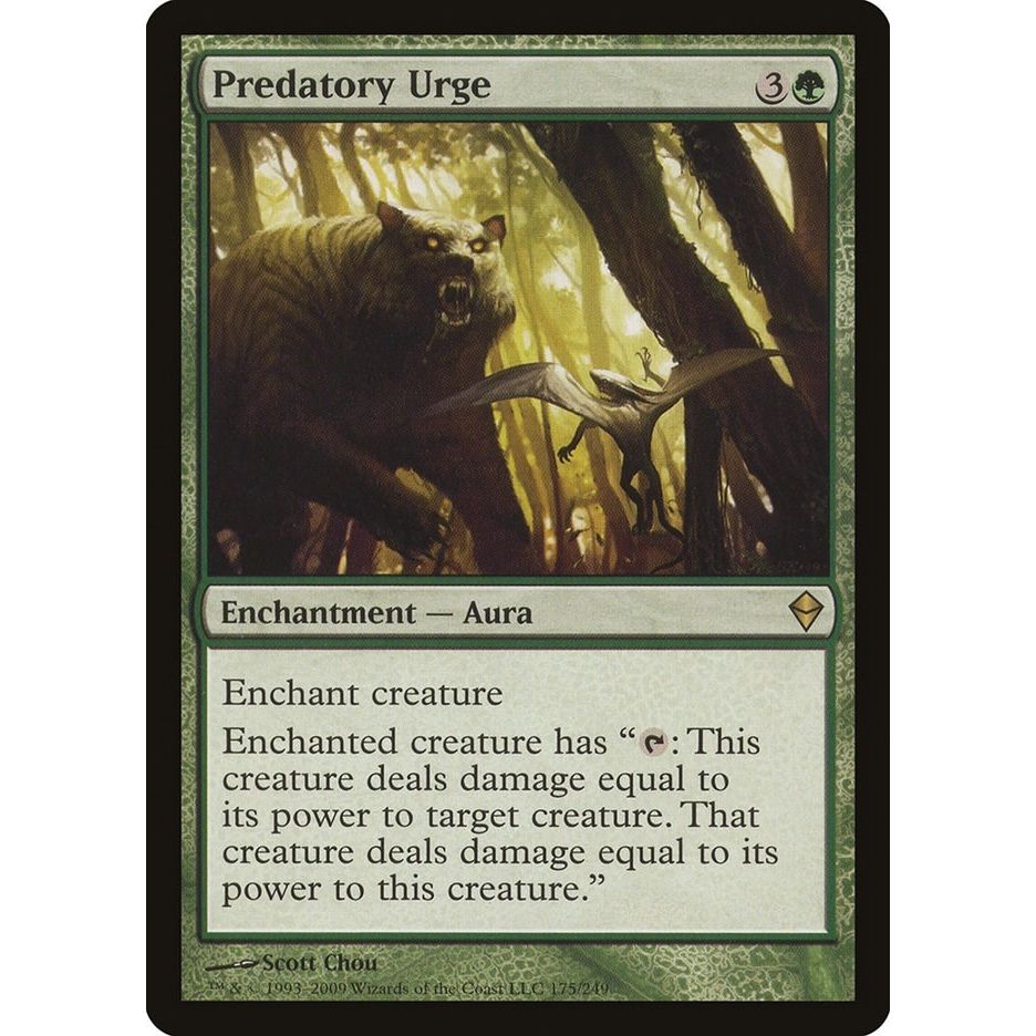 Image for Predatory Urge (175) (ZEN) - Magic: The Gathering