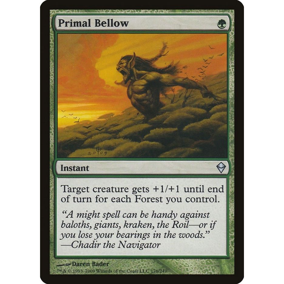Image for Primal Bellow (176) (ZEN) - Magic: The Gathering