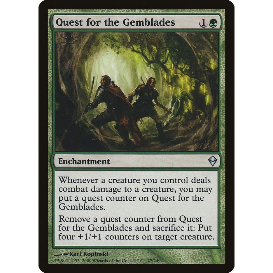 Image for Quest for the Gemblades (177) (ZEN) - Magic: The Gathering