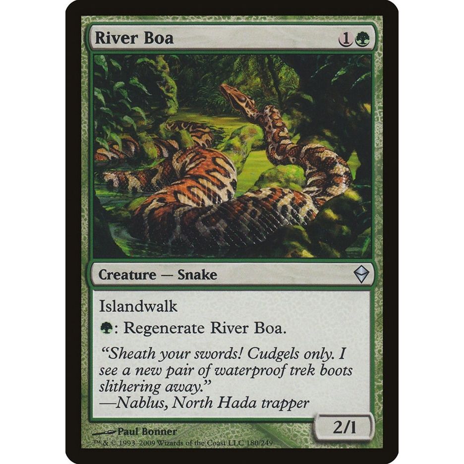 Image for River Boa (180) (ZEN) - Magic: The Gathering
