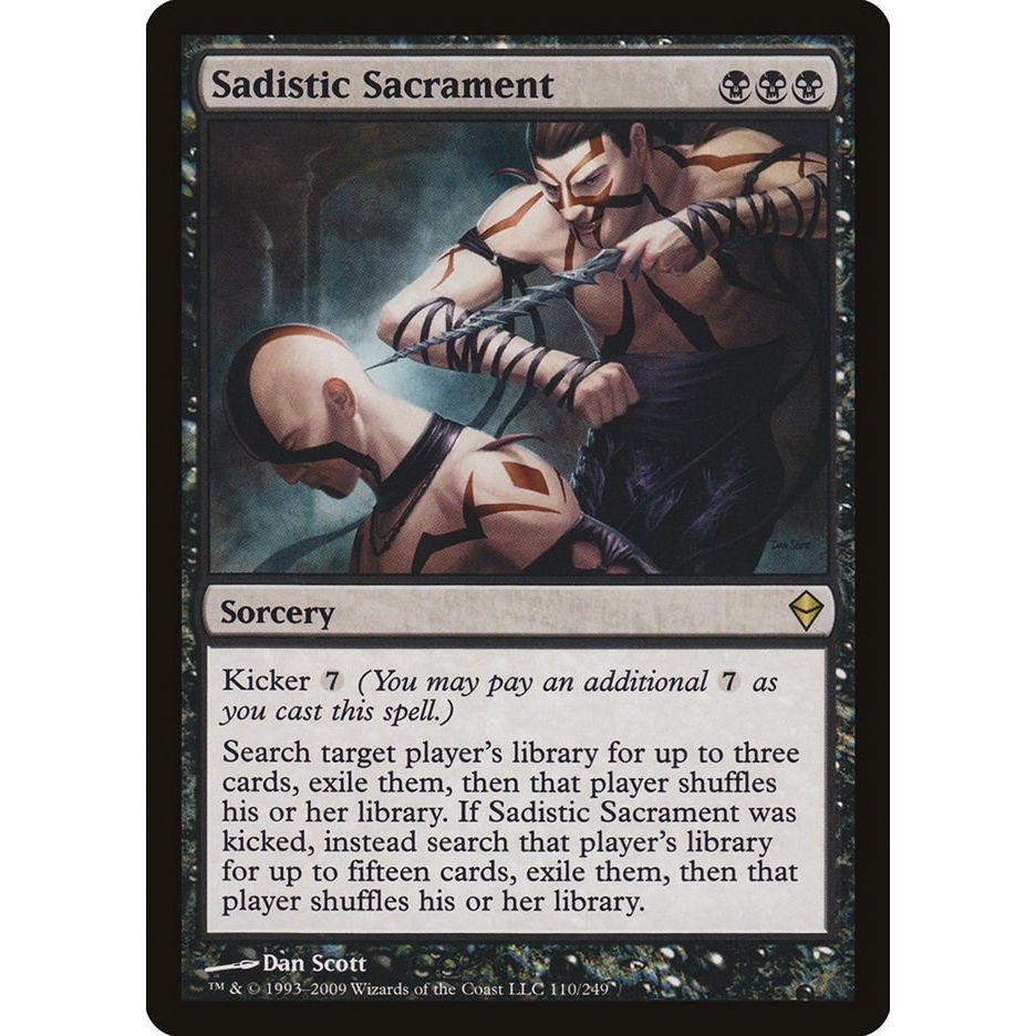Image for Sadistic Sacrament (110) (ZEN) - Magic: The Gathering