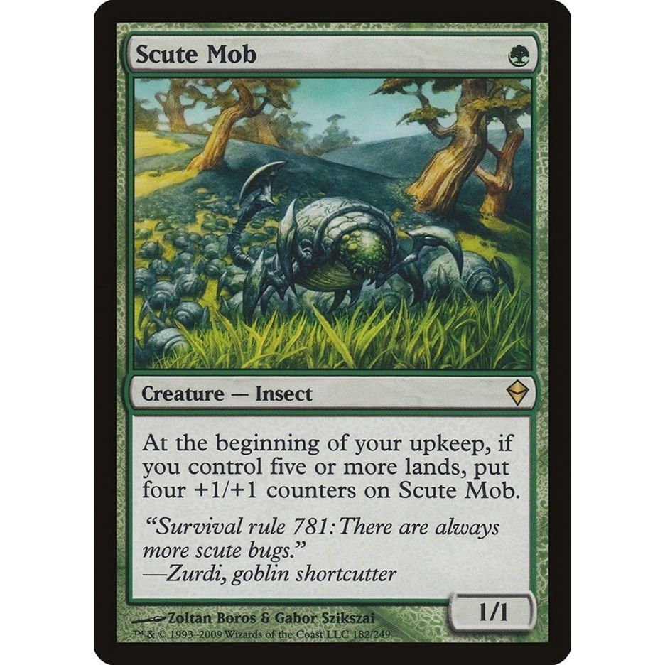 Image for Scute Mob (182) (ZEN) - Magic: The Gathering