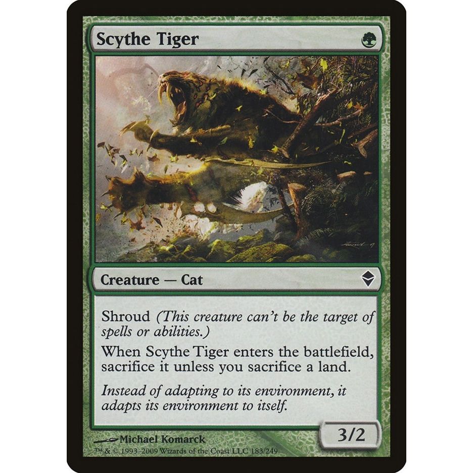 Image for Scythe Tiger (183) (ZEN) - Magic: The Gathering