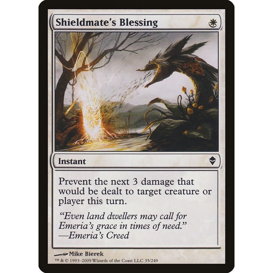 Image for Shieldmate's Blessing (35) (ZEN) - Magic: The Gathering