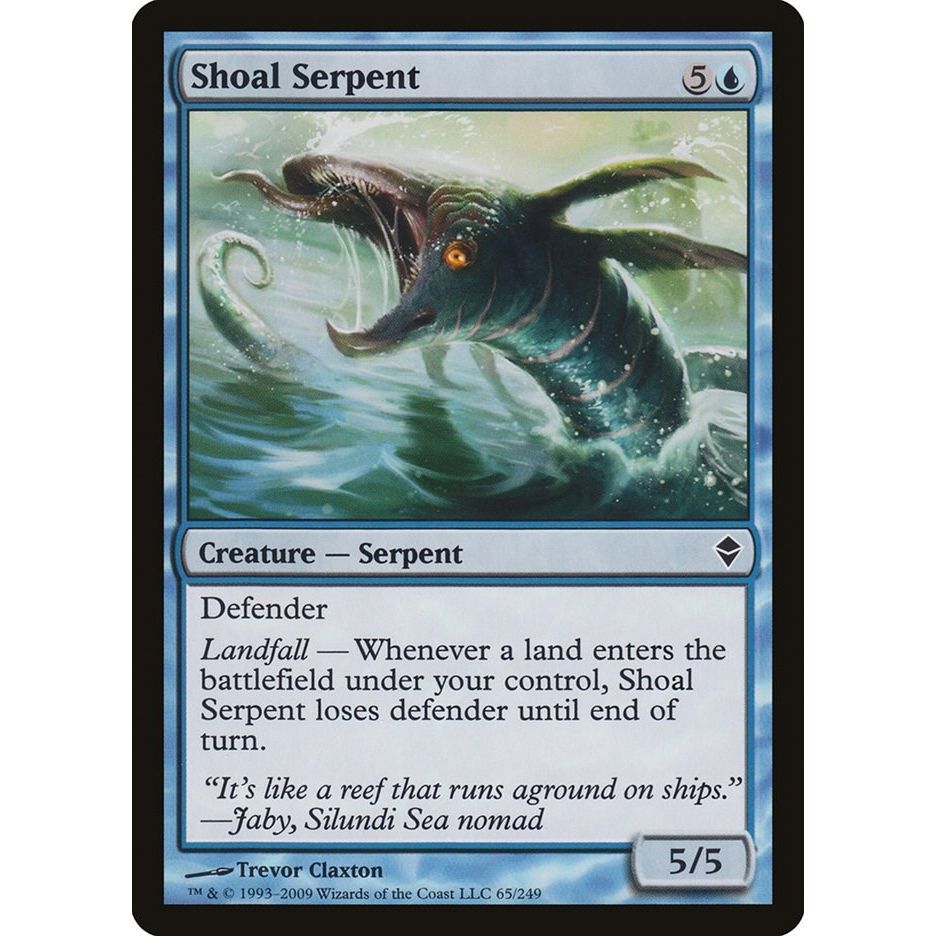 Image for Shoal Serpent (65) (ZEN) - Magic: The Gathering