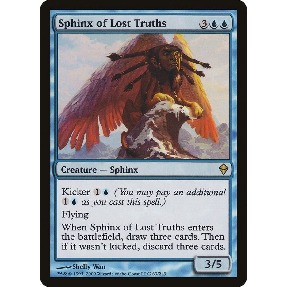 Image for Sphinx of Lost Truths (69) (ZEN) - Magic: The Gathering