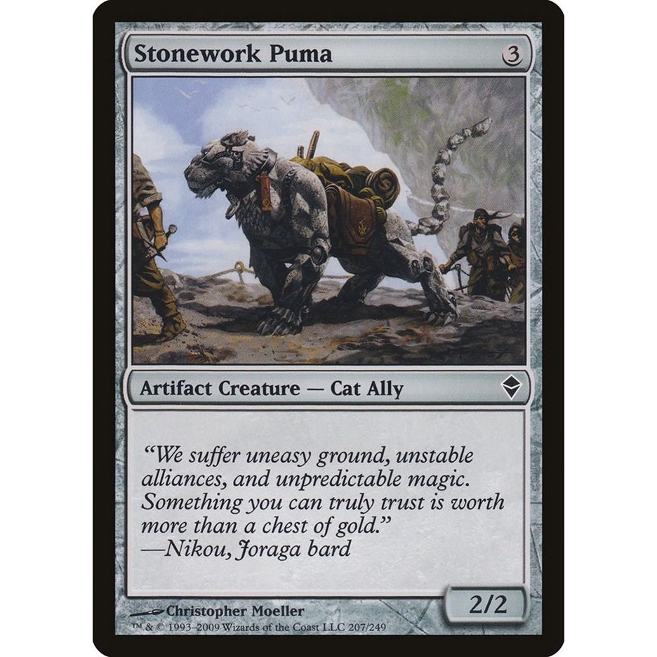 Image for Stonework Puma (207) (ZEN) - Magic: The Gathering