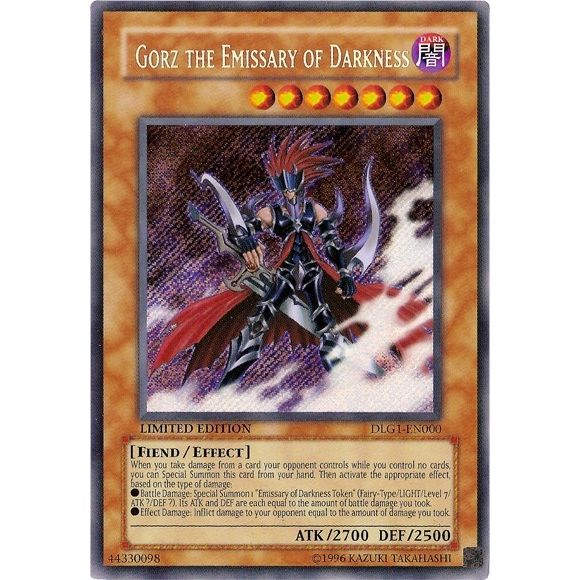 Image for Gorz the Emissary of Darkness (DLG1-EN000) (DLG1) - YuGiOh