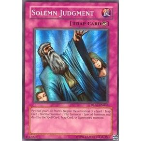 Image for Solemn Judgment (DLG1-EN046) (DLG1) - YuGiOh