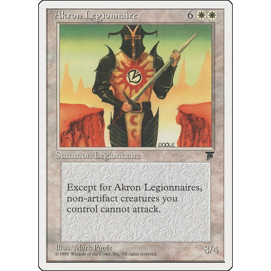 Image for Akron Legionnaire (CHR) - Magic: The Gathering