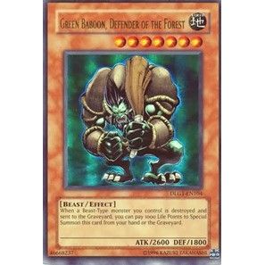 Image for Green Baboon, Defender of the Forest (DLG1-EN104) (DLG1) - YuGiOh