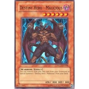 Image for Destiny HERO - Malicious (DLG1-EN108) (DLG1) - YuGiOh