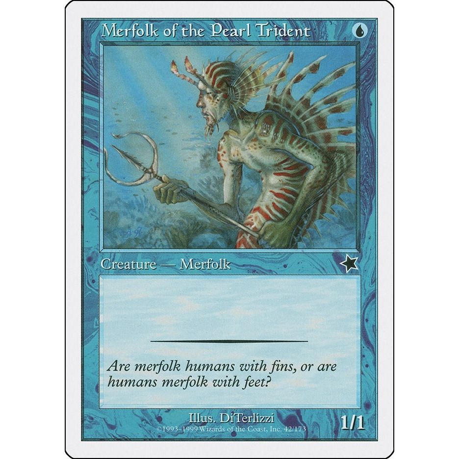 Image for Merfolk of the Pearl Trident (42) (S99) - Magic: The Gathering