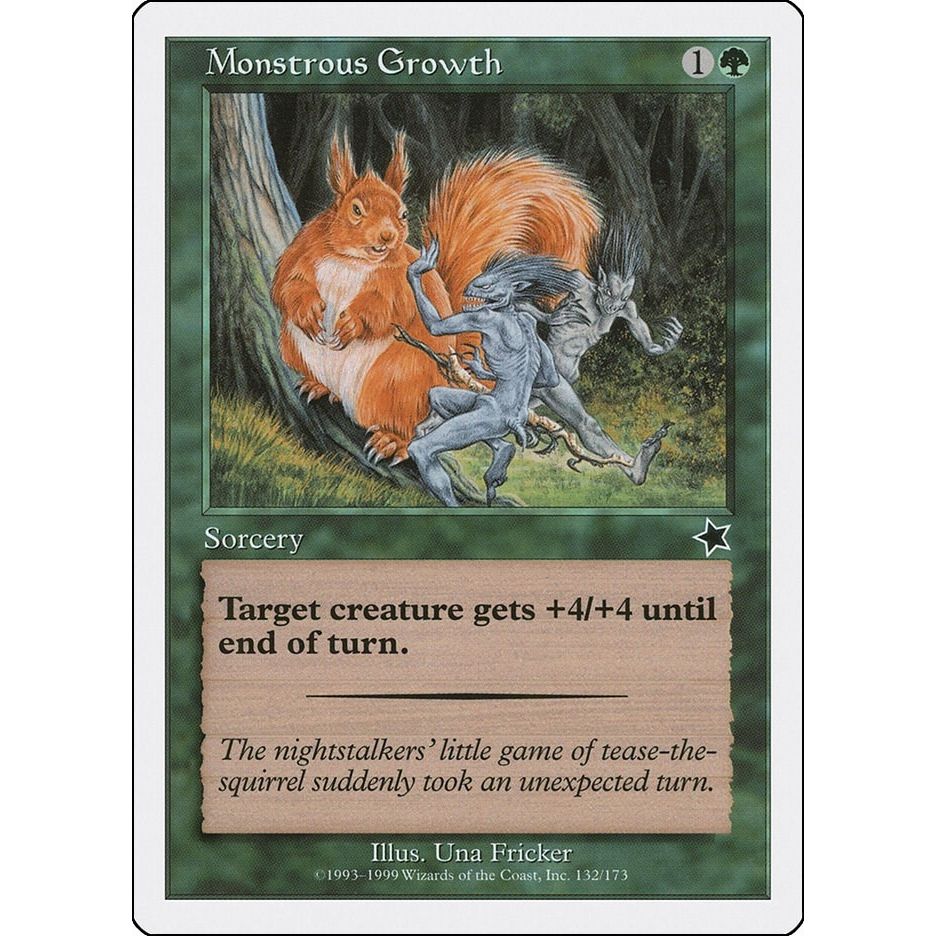 Image for Monstrous Growth (132) (S99) - Magic: The Gathering
