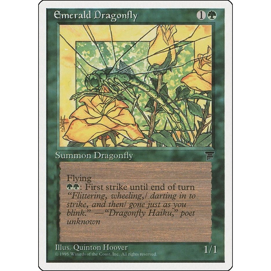 Image for Emerald Dragonfly (CHR) - Magic: The Gathering