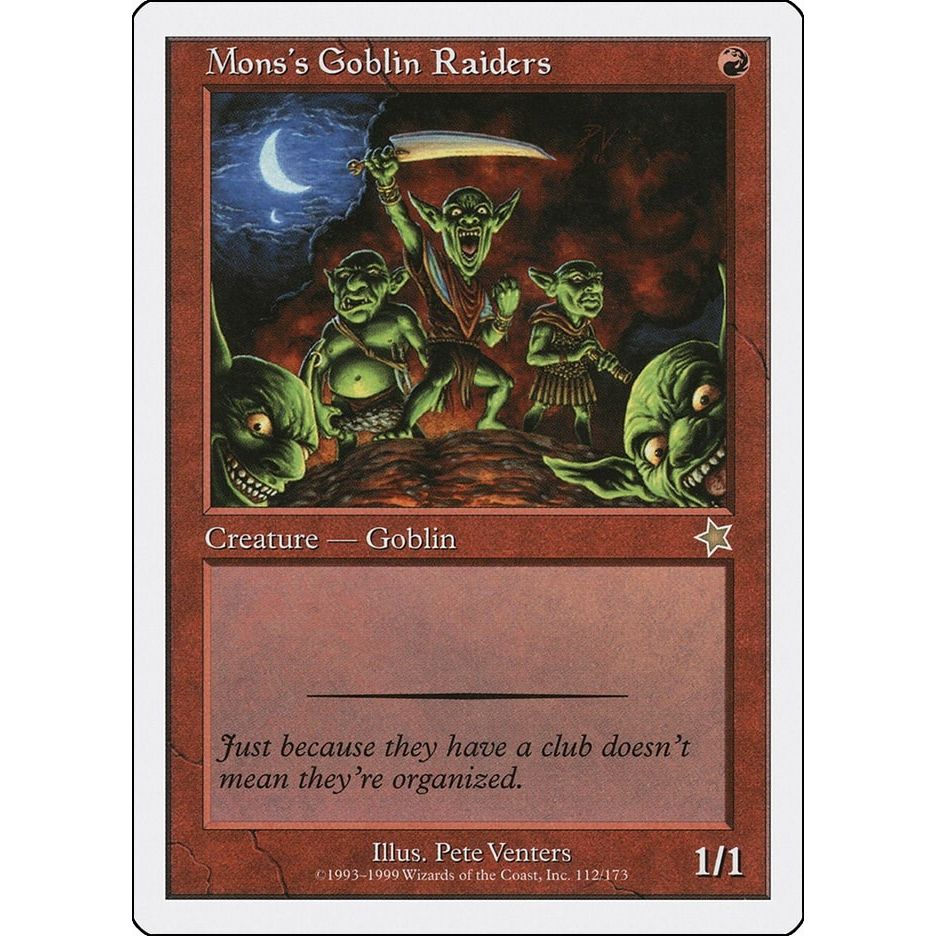 Image for Mons's Goblin Raiders (112) (S99) - Magic: The Gathering