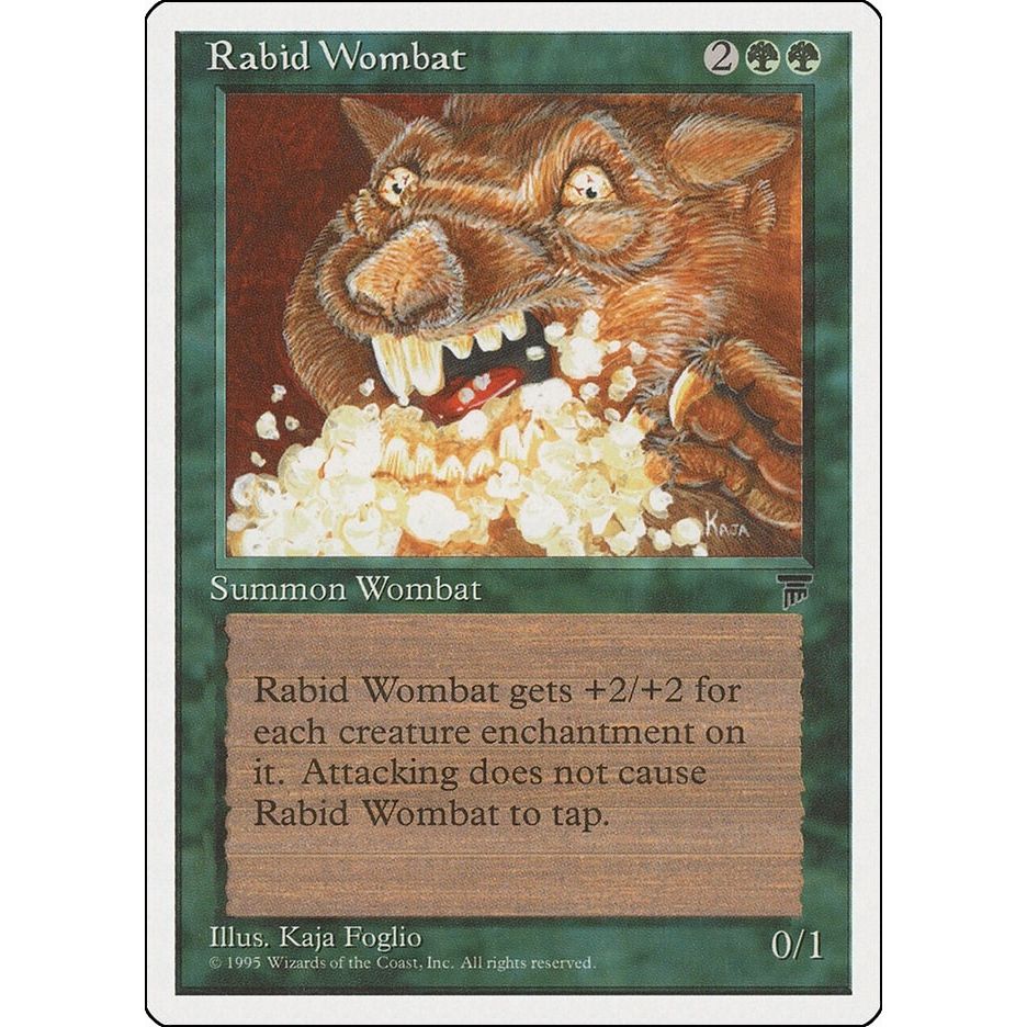 Image for Rabid Wombat (CHR) - Magic: The Gathering