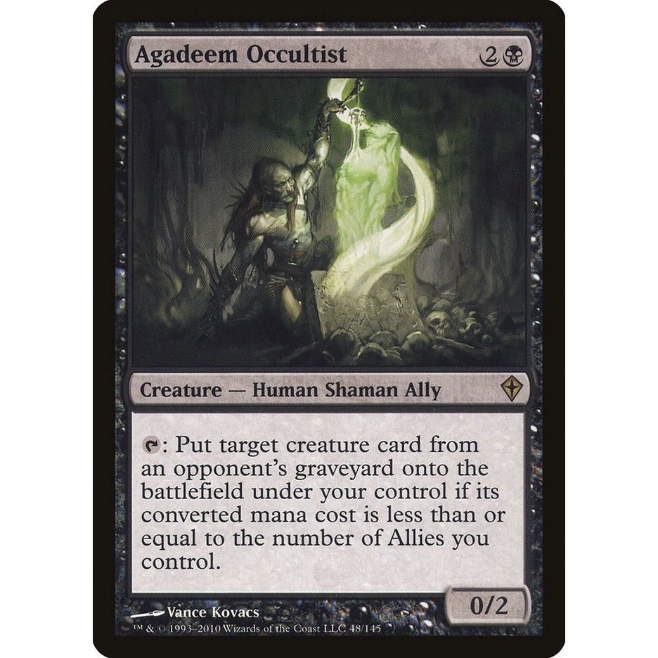 Image for Agadeem Occultist (48) (WWK) - Magic: The Gathering