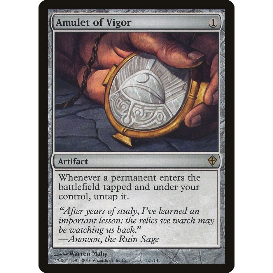 Image for Amulet of Vigor (121) (WWK) - Magic: The Gathering