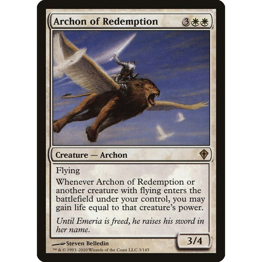 Image for Archon of Redemption (3) (WWK) - Magic: The Gathering