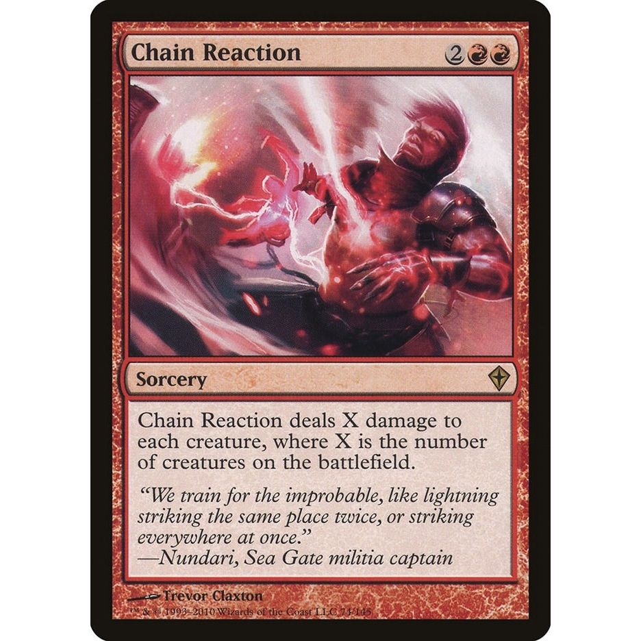 Image for Chain Reaction (74) (WWK) - Magic: The Gathering