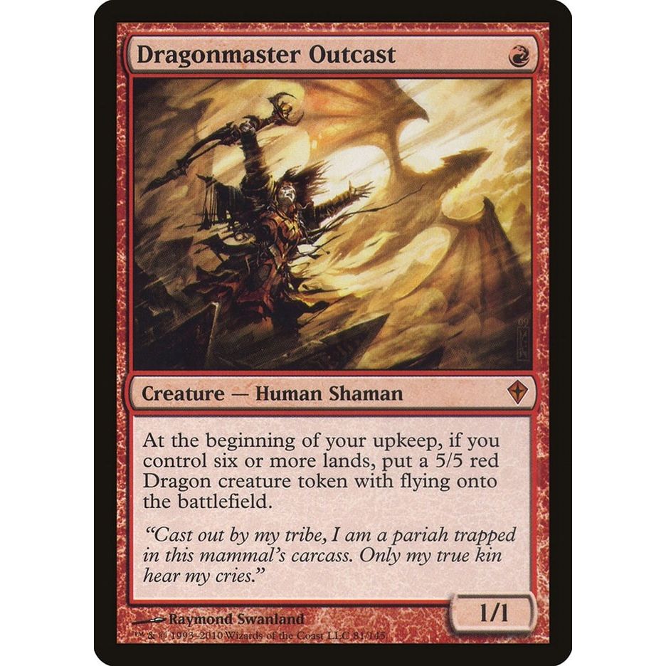 Image for Dragonmaster Outcast (81) (WWK) - Magic: The Gathering