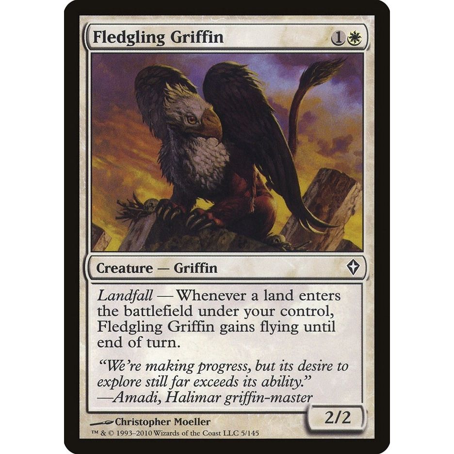 Image for Fledgling Griffin (5) (WWK) - Magic: The Gathering