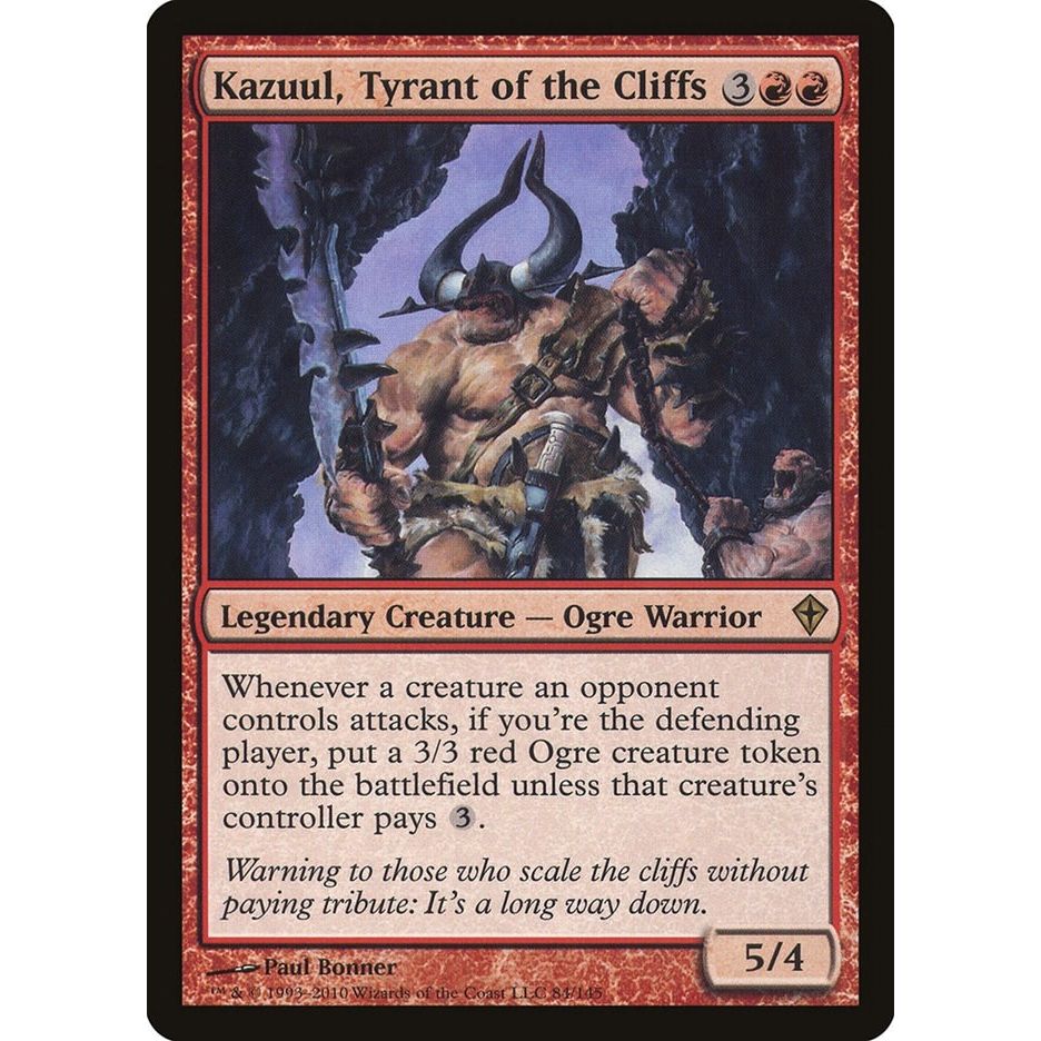 Image for Kazuul, Tyrant of the Cliffs (84) (WWK) - Magic: The Gathering