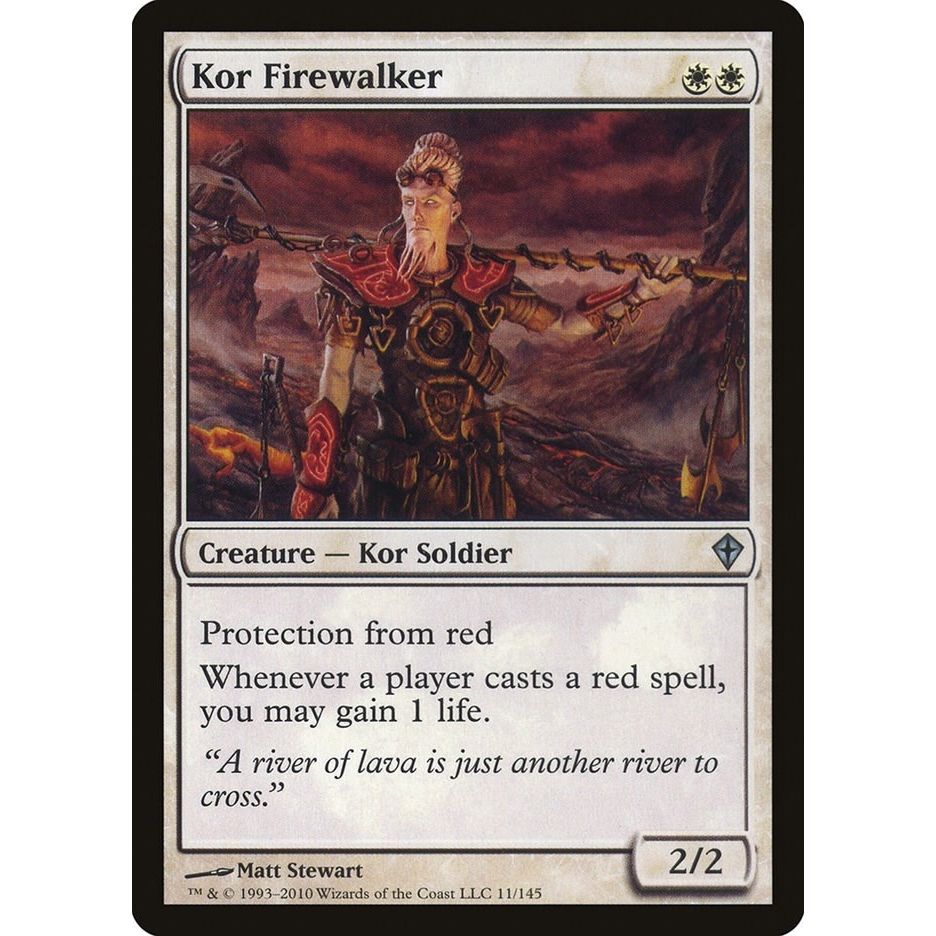 Image for Kor Firewalker (11) (WWK) - Magic: The Gathering