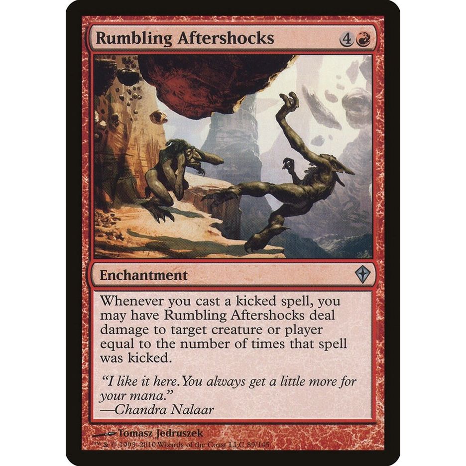 Image for Rumbling Aftershocks (89) (WWK) - Magic: The Gathering