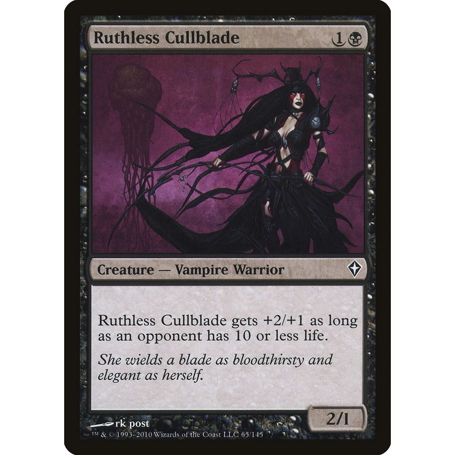 Image for Ruthless Cullblade (65) (WWK) - Magic: The Gathering