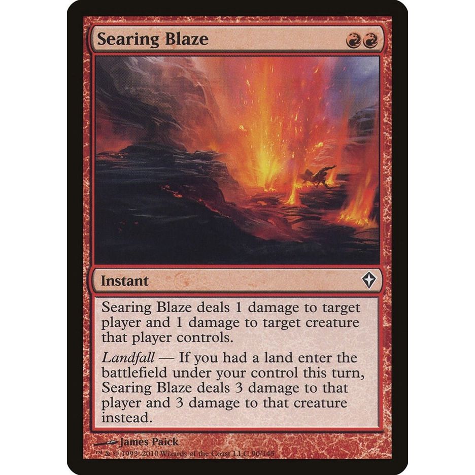 Image for Searing Blaze (90) (WWK) - Magic: The Gathering