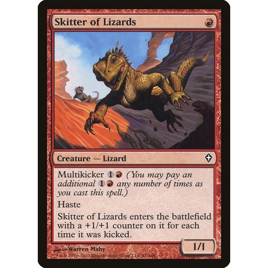 Image for Skitter of Lizards (91) (WWK) - Magic: The Gathering