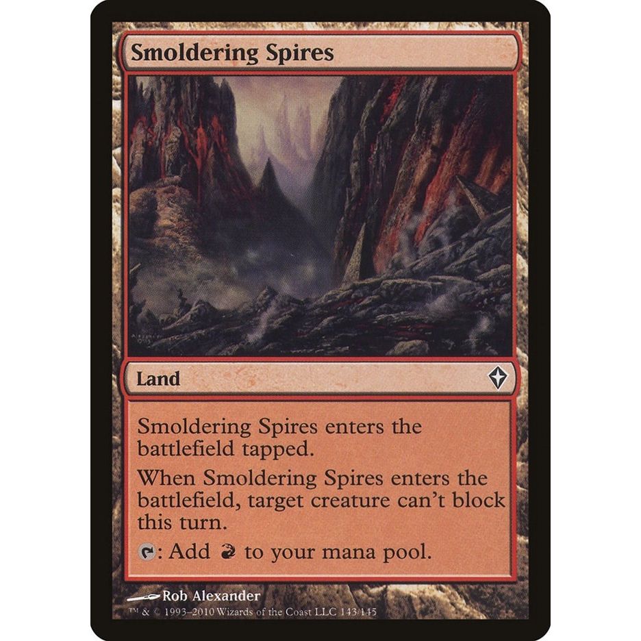 Image for Smoldering Spires (143) (WWK) - Magic: The Gathering