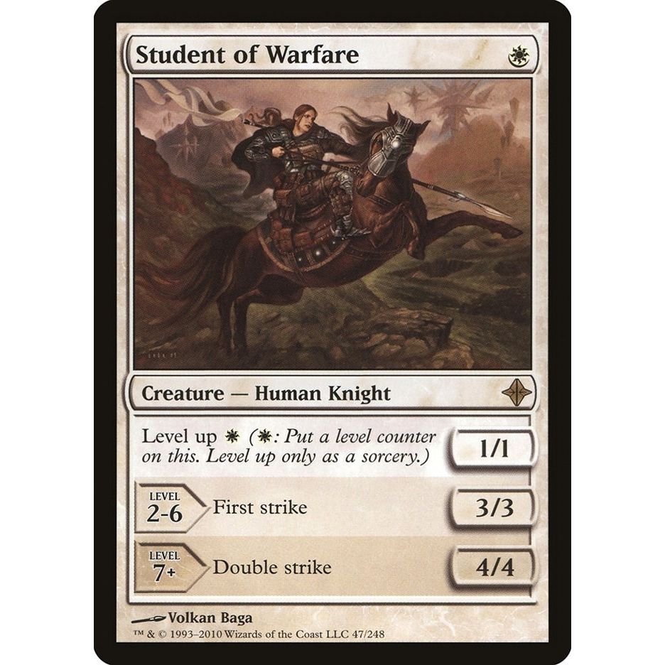 Image for Student of Warfare (47) (ROE) - Magic: The Gathering