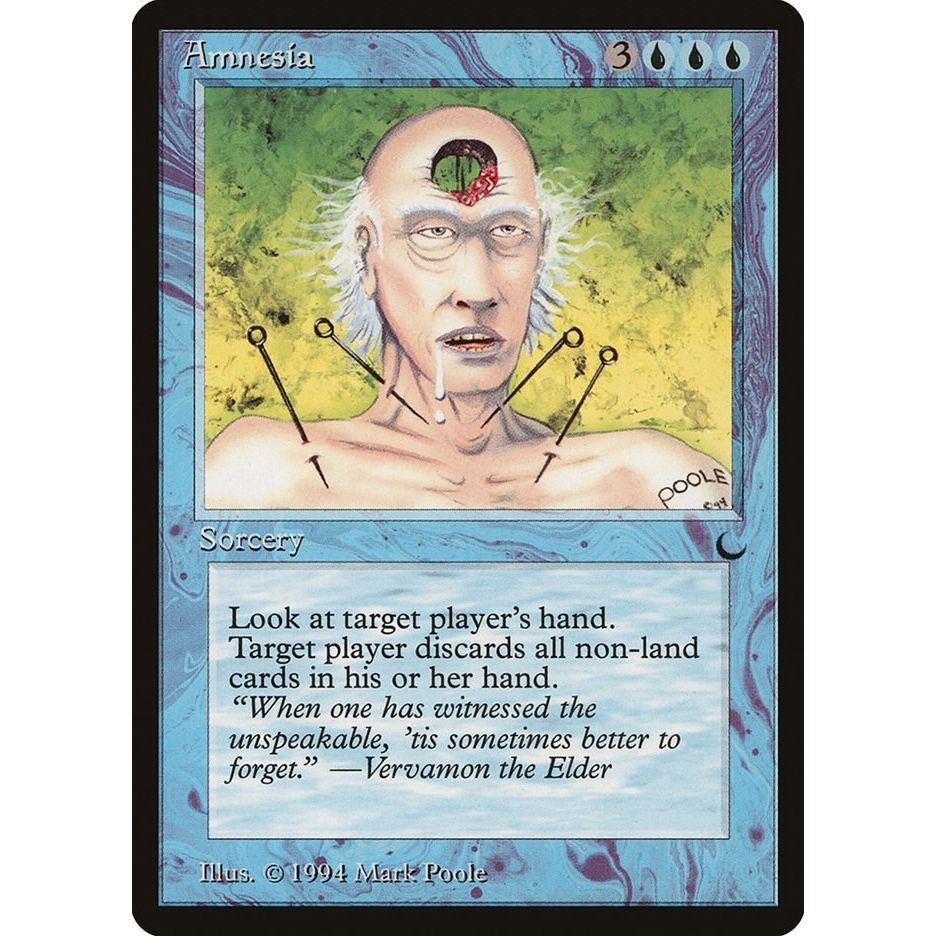 Image for Amnesia (DRK) - Magic: The Gathering