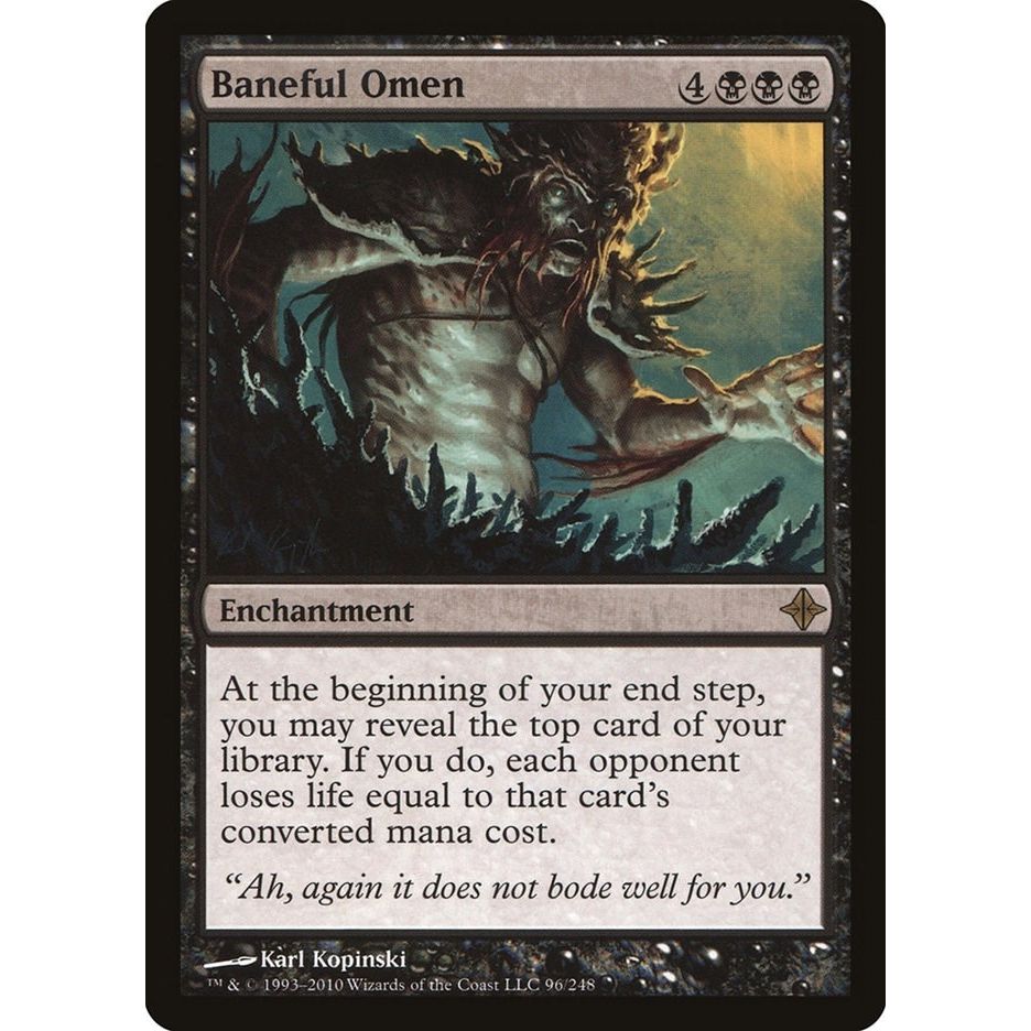 Image for Baneful Omen (96) (ROE) - Magic: The Gathering