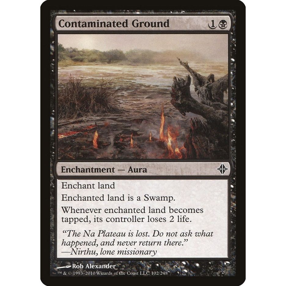 Image for Contaminated Ground (102) (ROE) - Magic: The Gathering