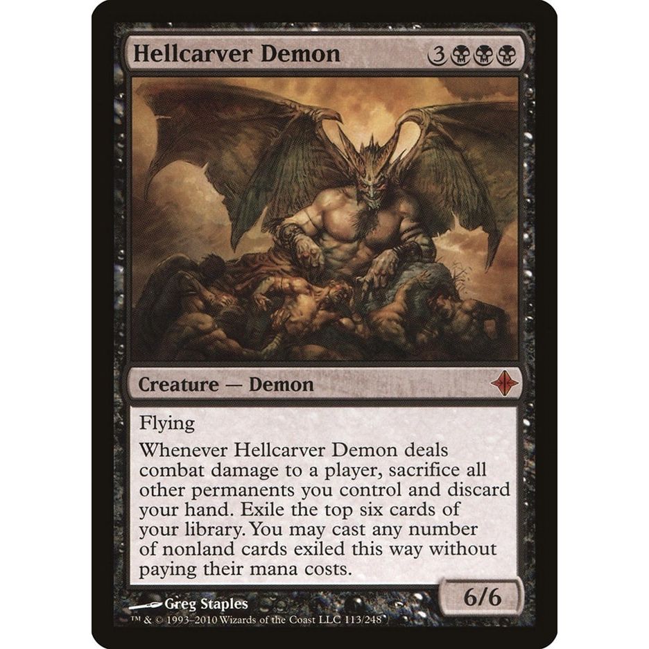 Image for Hellcarver Demon (113) (ROE) - Magic: The Gathering