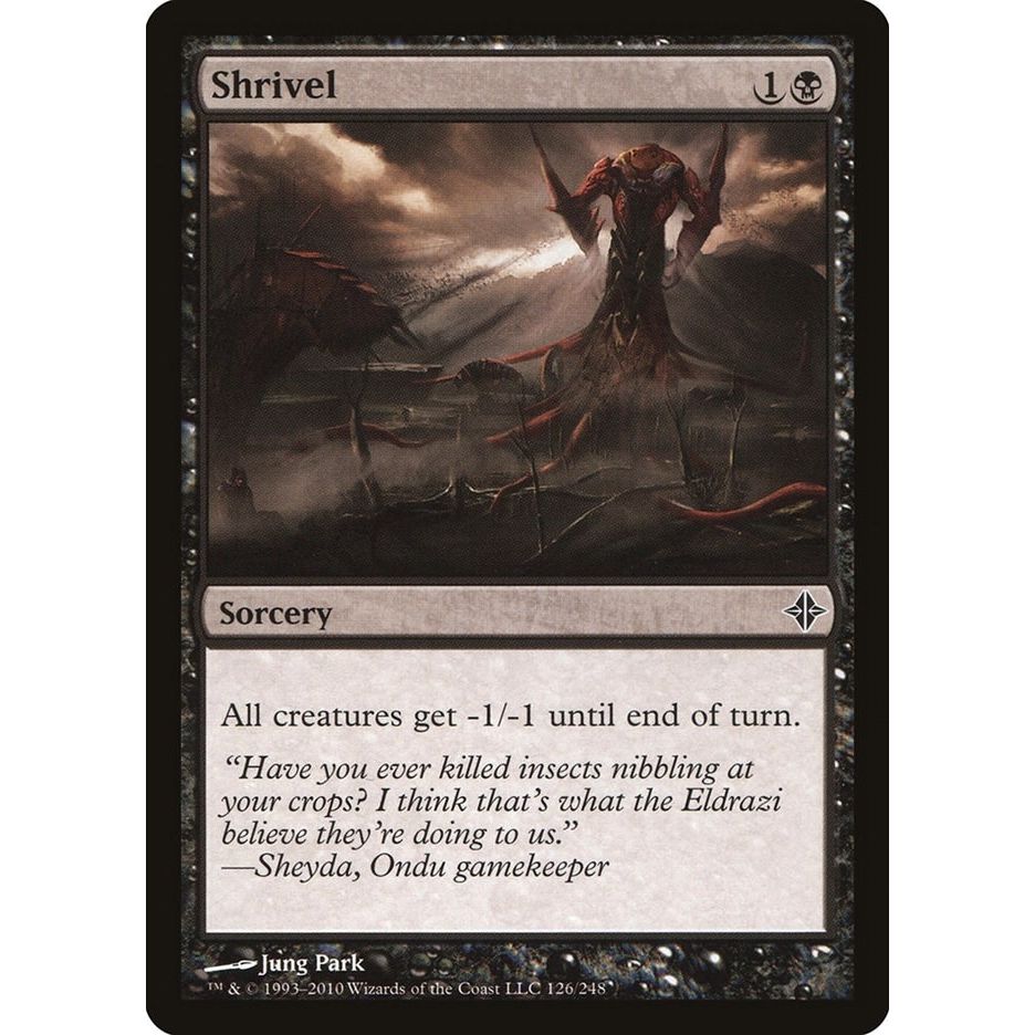 Image for Shrivel (126) (ROE) - Magic: The Gathering