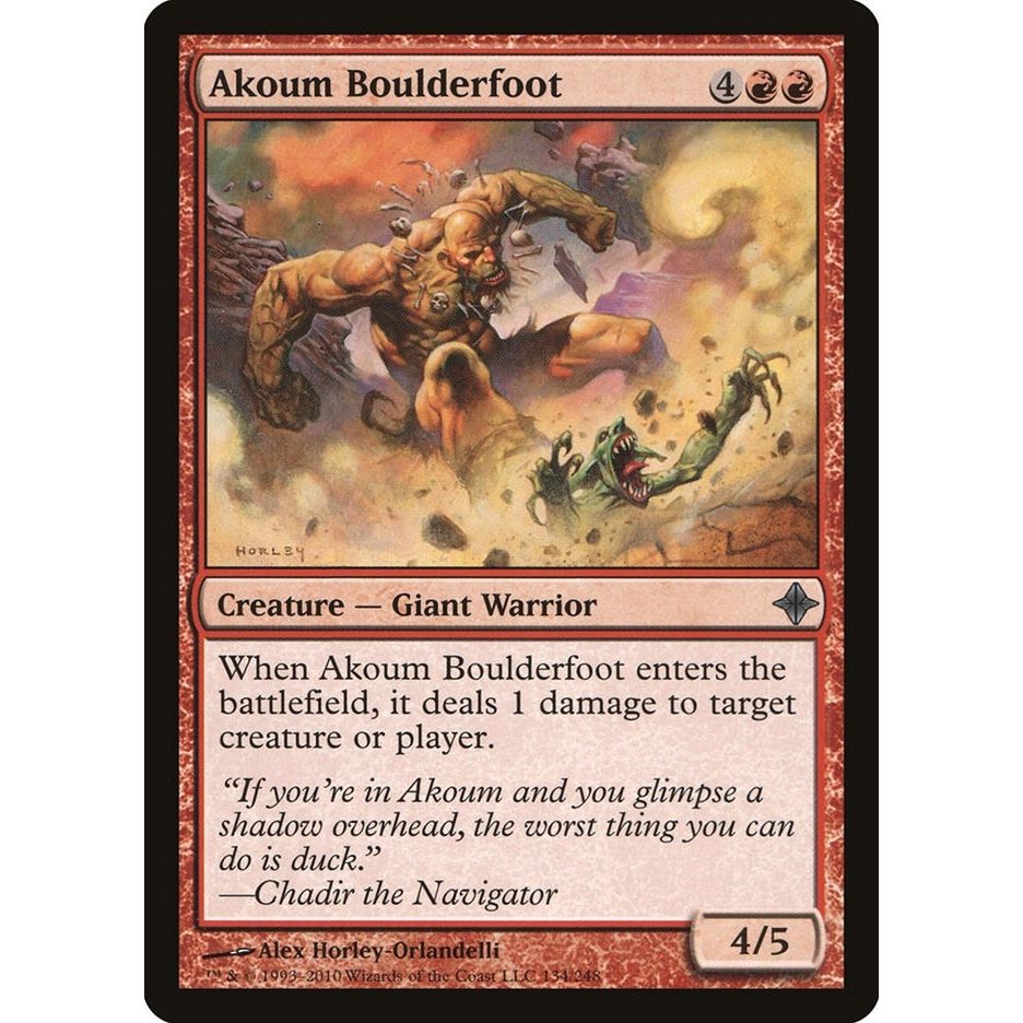 Image for Akoum Boulderfoot (134) (ROE) - Magic: The Gathering