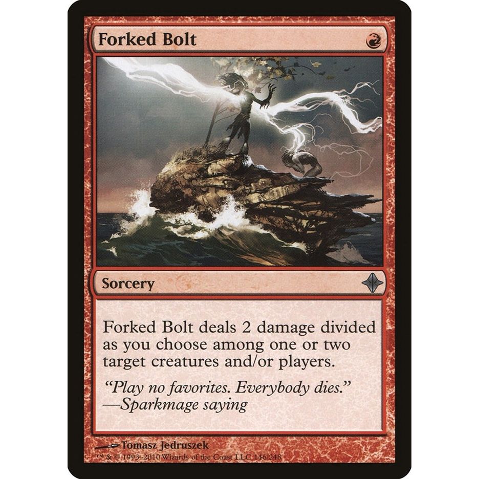 Image for Forked Bolt (146) (ROE) - Magic: The Gathering