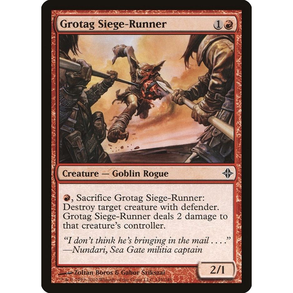 Image for Grotag Siege-Runner (149) (ROE) - Magic: The Gathering