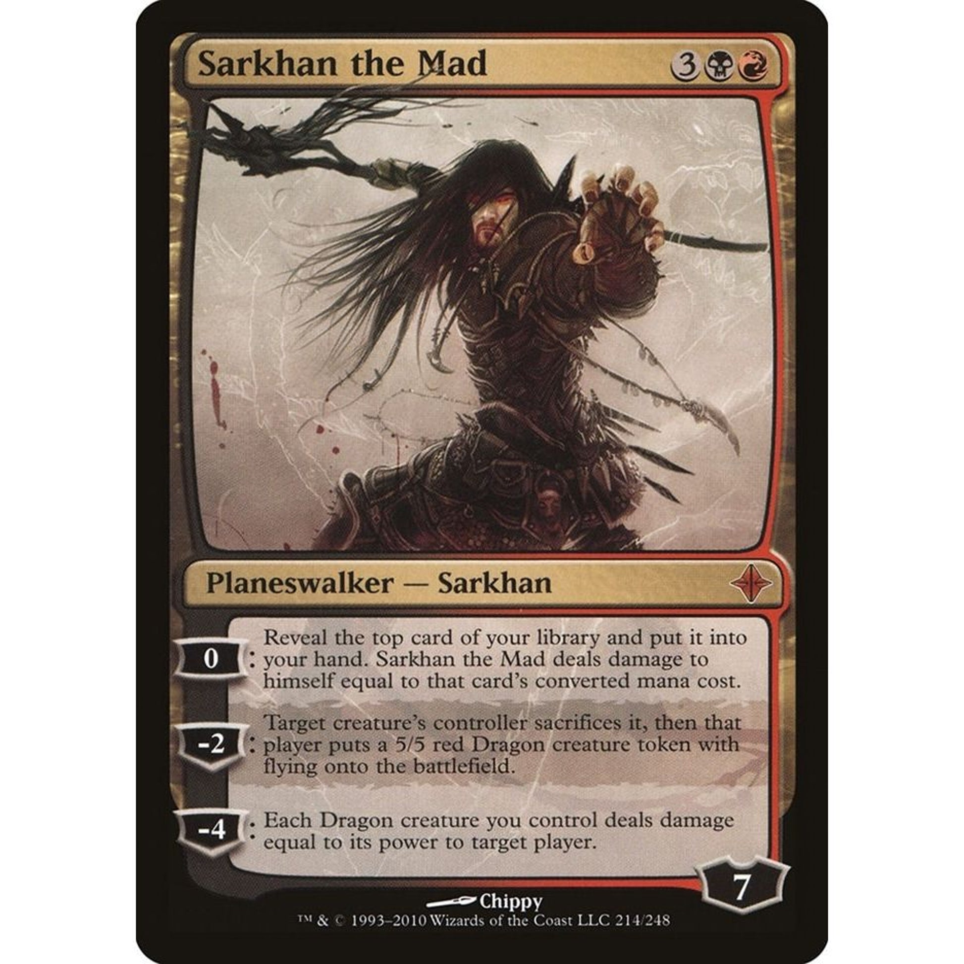 Image for Sarkhan the Mad (214) (ROE) - Magic: The Gathering